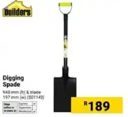 Builders Warehouse Builders Digging Spade offer