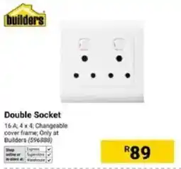 Builders Warehouse Builders Double Socket offer