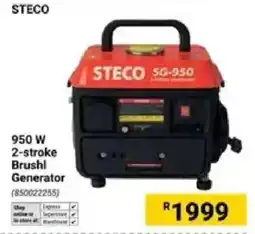Builders Warehouse Steco 950 W 2-stroke Brushl Generator offer