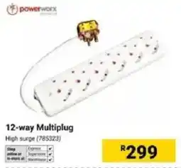 Builders Warehouse Powerworx 12-way Multiplug offer
