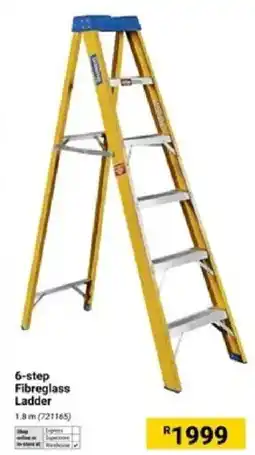 Builders Warehouse 6-step Fibreglass Ladder offer