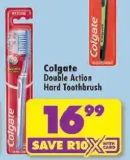 Shoprite Colgate Double Action Hard Toothbrush offer