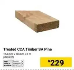 Builders Warehouse Treated CCA Timber SA Pine offer