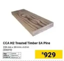 Builders Warehouse CCA H2 Treated Timber SA Pine offer