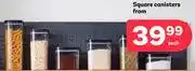 PEP Square Canisters (Priced From)-Each offer