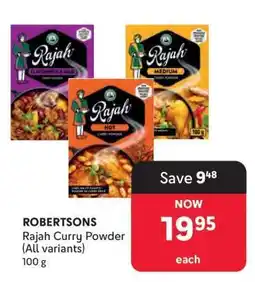 Makro ROBERTSONS RAJAH CURRY POWDER all variants offer