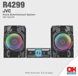 OK Furniture JVC Home Entertainment System offer