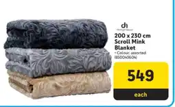 Makro Scroll Mink Blanket offer