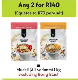 Makro Muesli (All variants) 1 kg offer
