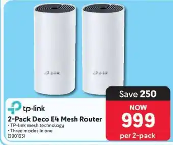 Makro 2-Pack Deco E4 Mesh Router offer