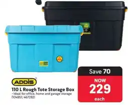Makro ADDIS 110 L Rough Tote Storage Box offer
