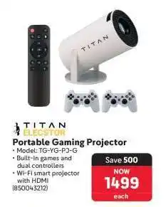 Makro TITAN Elector Portable Gaming Projector offer