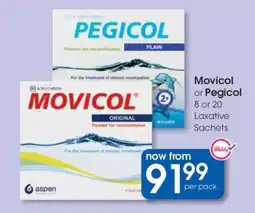 Clicks Movicol or Pegicol offer