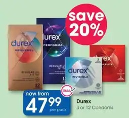 Clicks Durex offer