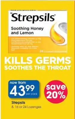 Clicks STREPSILS offer