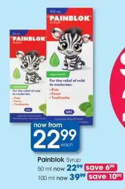 Clicks Painblok Syrup 50 ml offer