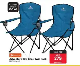 Makro Adventure 200 Chair Twin Pack offer