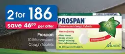 Clicks Prospan 10 Effervescent Cough Tablets offer