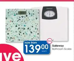 Clicks Safeway Bathroom Scales offer