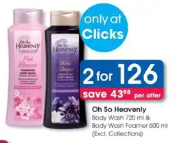 Clicks Oh So Heavenly offer