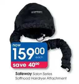 Clicks Safeway Salon Series Softhood Hairdryer Attachment offer