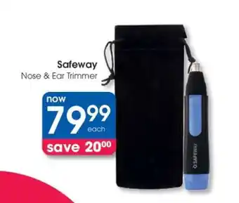 Clicks Safeway Nose & Ear Trimmer offer