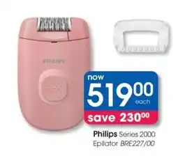 Clicks Philips Series 2000 Epilator BRE227/00 offer