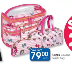 Clicks Clicks Insta Girl Toiletry Bags offer