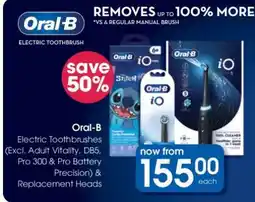 Clicks Oral-B Electric Toothbrushes offer