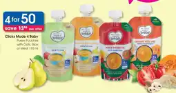 Clicks Clicks Made 4 Baby Puree Pouches offer