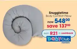 Clicks Snuggletime Body Comfort Pillow offer