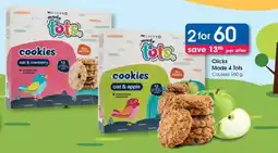 Clicks Clicks Made 4 Tots Cookies 160 g offer