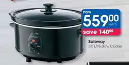 Clicks Safeway 3.5 Litre Slow Cooker offer