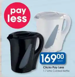 Clicks Clicks Pay Less offer