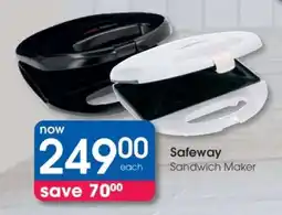 Clicks Safeway Sandwich Maker offer