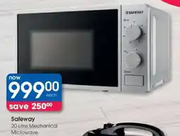 Clicks Safeway 20-Litre Mechanical Microwave offer