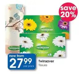 Clicks Twinsaver Tissues offer