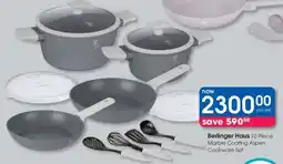 Clicks Berlinger Haus 12-Piece Marble Coating Aspen Cookware Set offer