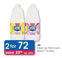 Clicks Jik offer