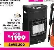 Game 3-Panel Indoor Gas Heater (GH312) offer