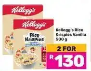 Game Kellogg's Rice Krispies Vanilla 500 g offer