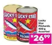 Game Lucky Star Pilchards 400 g Assorted offer