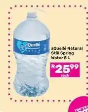 Game aQuellé Natural Still Spring Water 5 L offer
