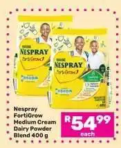 Game Nespray FortiGrow Medium Cream Dairy Powder Blend 400 g offer