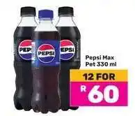 Game Pepsi Max Pet 330 ml offer