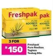 Game Freshpak Pure Rooibos Tagless Teabag 80s offer