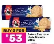 Game Bakers Blue Label Marie Biscuits offer