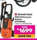 Game Bennett Read 1800 W Pressure Washer (XTR1800) offer