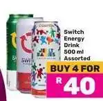 Game SWITCH ENERGY DRINK offer
