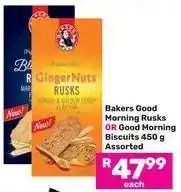 Game Bakers Good Morning Rusks OR Good Morning Biscuits offer